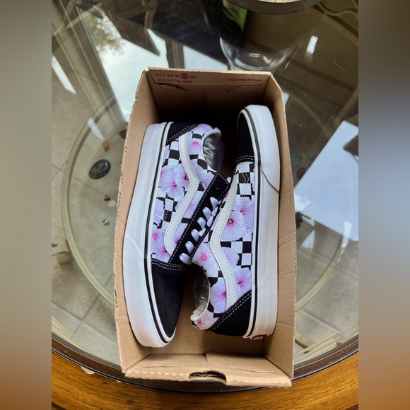 🌸VANS🌸- Orchid Checkerboard - Lace-Up Old-Skool - Womens 7.5 NWT - Picture 6 of 8